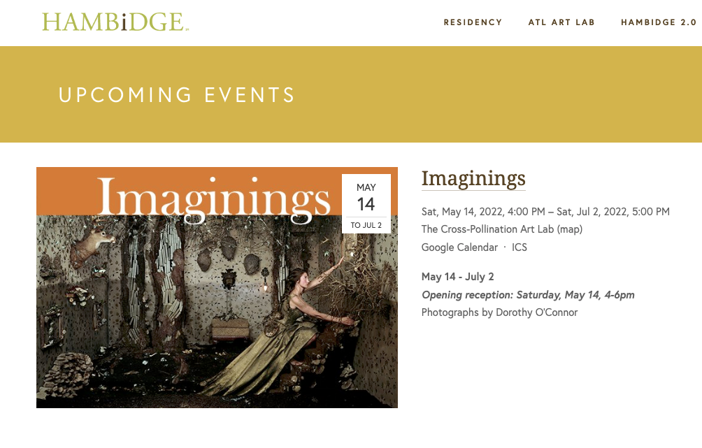 Solo Photography and Installation Exhibition through July 2nd